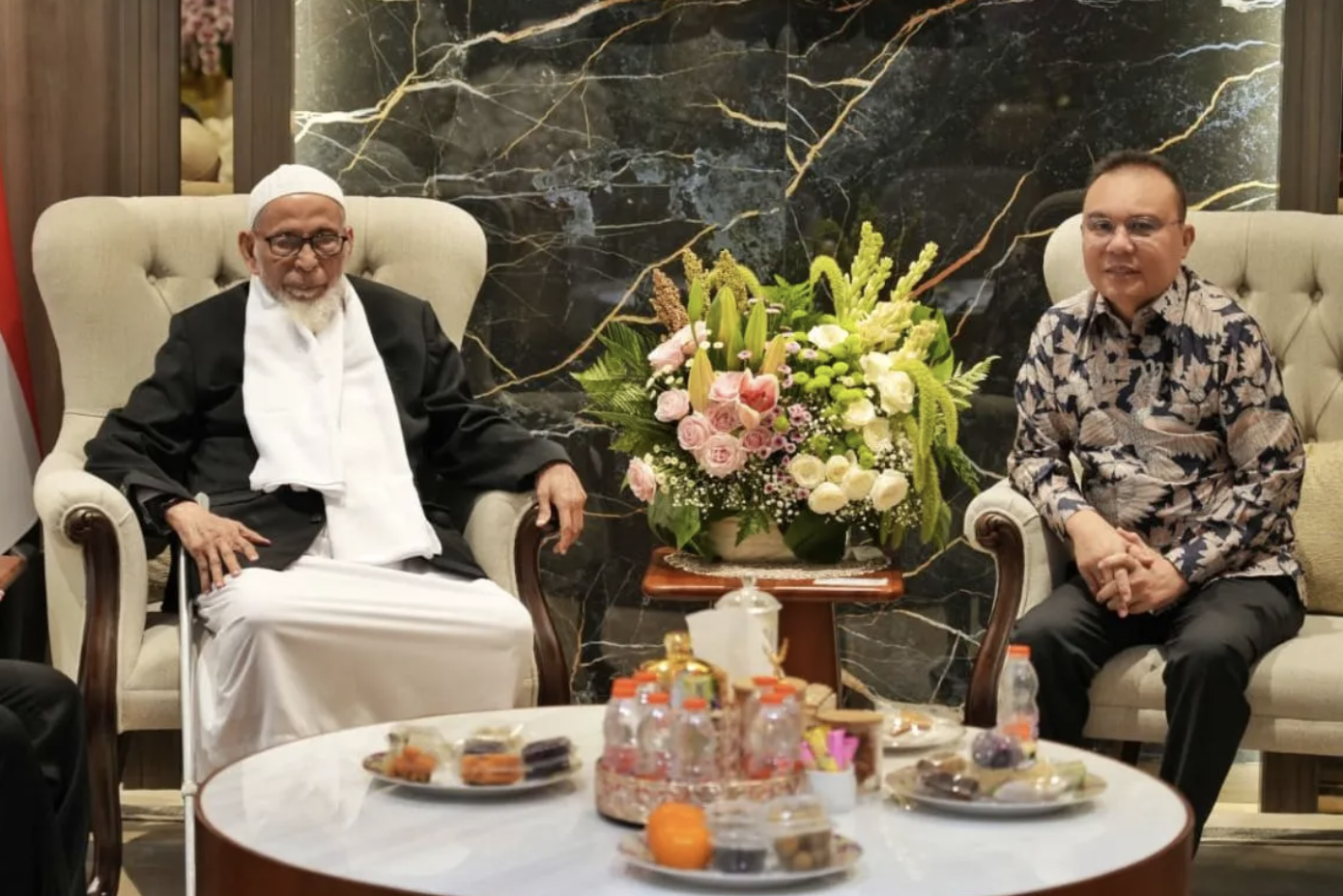 Pertemuan Sufmi Dasco dan Abu Bakar Baasyir Soroti Kemaslahatan Umat dan NKRI