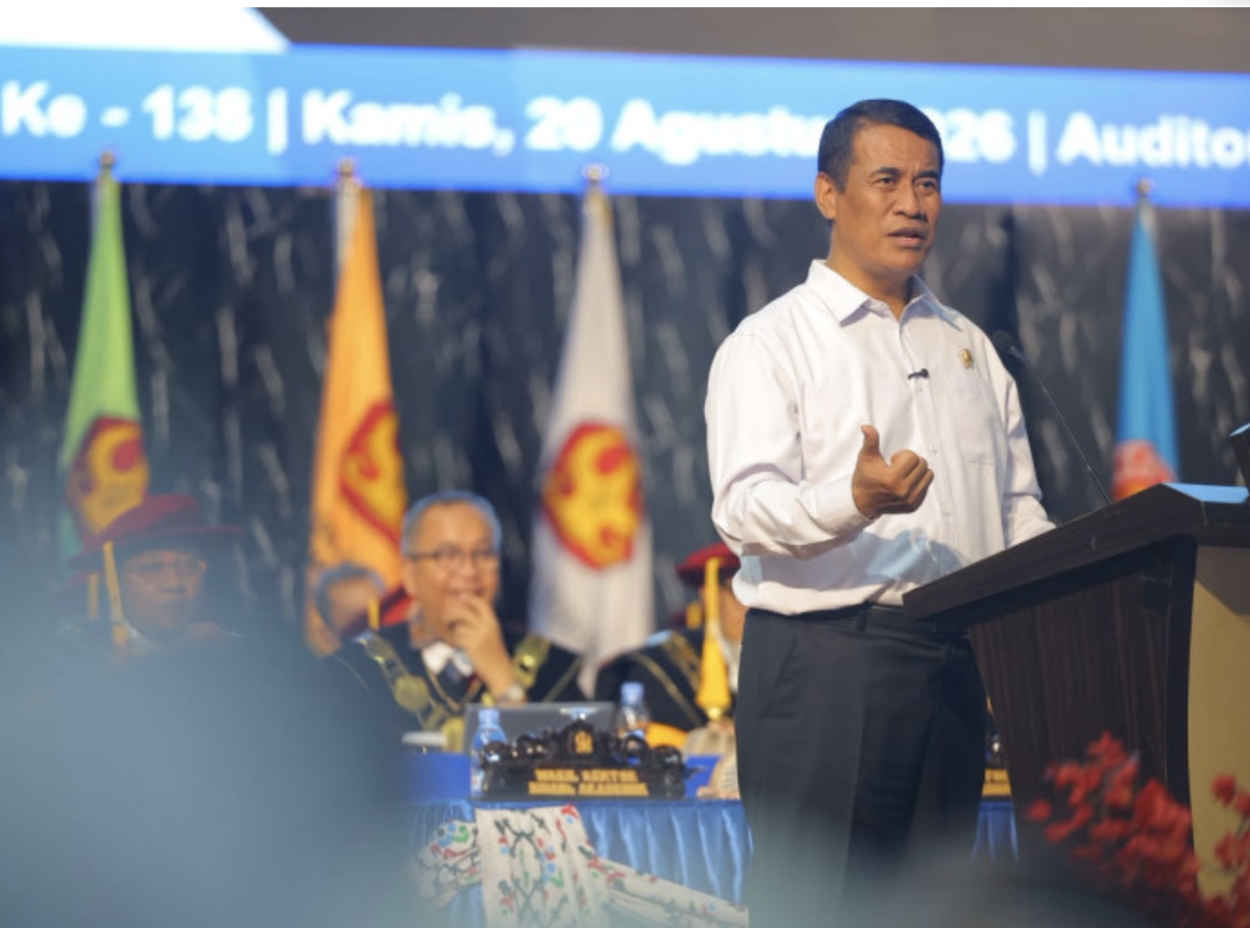 Mentan Amran Apresiasi Anak Muda Untad Garap 300 Hektare Lahan Lewat Brigade Pangan