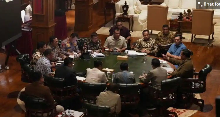 Prabowo Gelar Ratas di Hambalang, Bahas Pendidikan, Hilirisasi hingga Stabilitas Keamanan Nasional