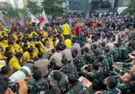 Mabes TNI Buka Suara soal Kehadiran Prajuritnya di Aksi Demo Mahasiswa Jakarta