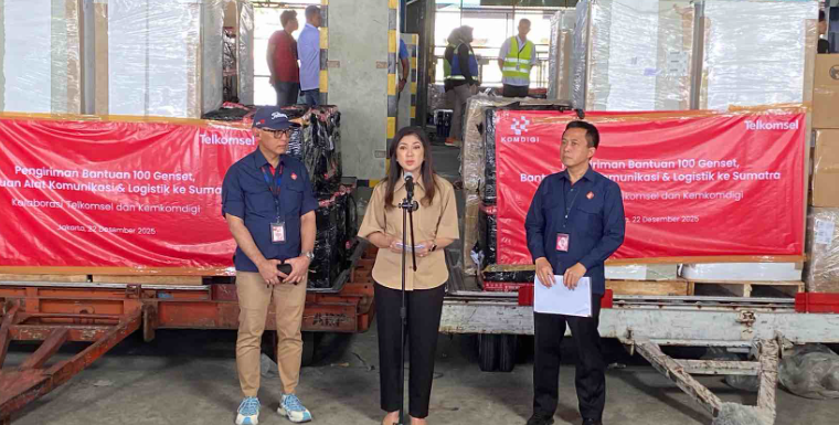 Pemerintah Kirim Genset dan Ponsel Pintar untuk Percepat Pemulihan Pascabanjir di Sumatra