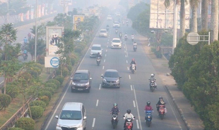 Siswa di Pontianak Sekolah Daring Imbas Asap Karhutla, Kasus ISPA Naik