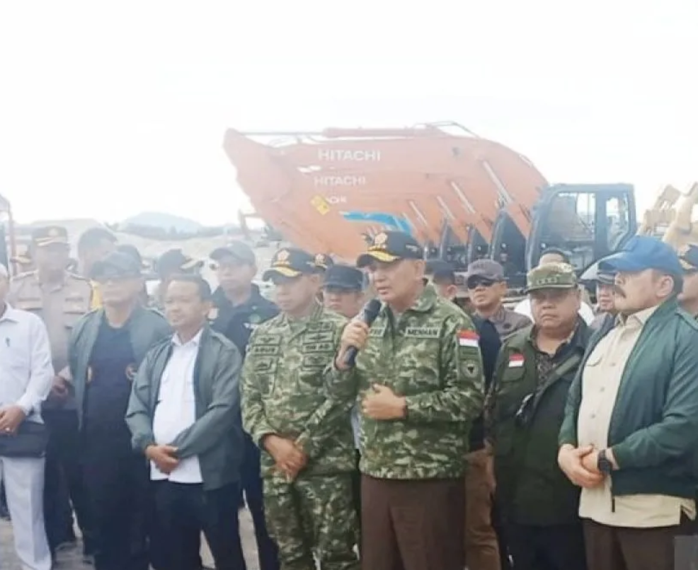 Menhan RI Tegaskan Penambangan Timah Ilegal di Bangka Tengah Akan Ditindak