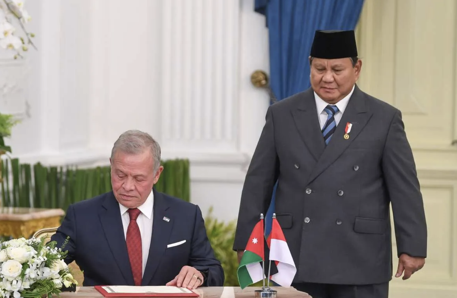 Pertemuan Bilateral Prabowo dan Raja Abdullah Bahas Kerja Sama Strategis