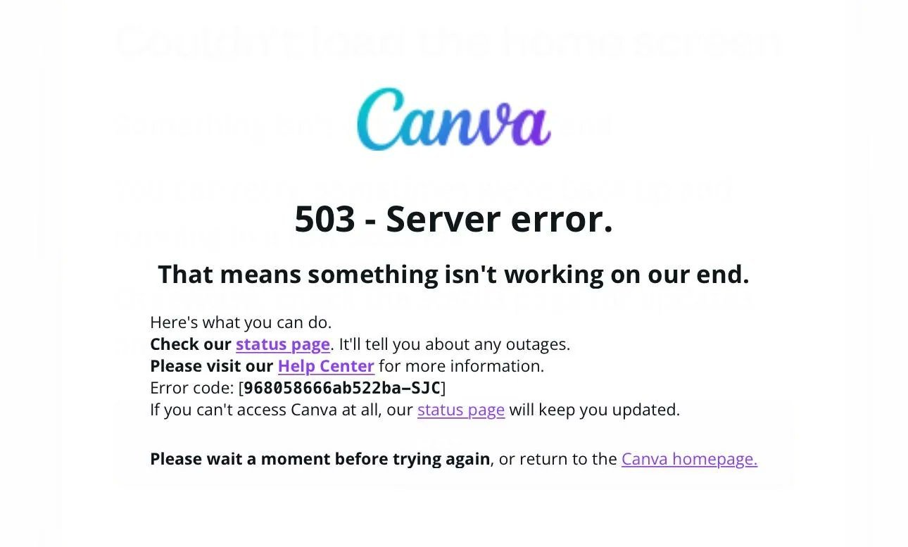 Canva dan Sejumlah Platform Global Lumpuh Akibat Gangguan Cloud Amazon